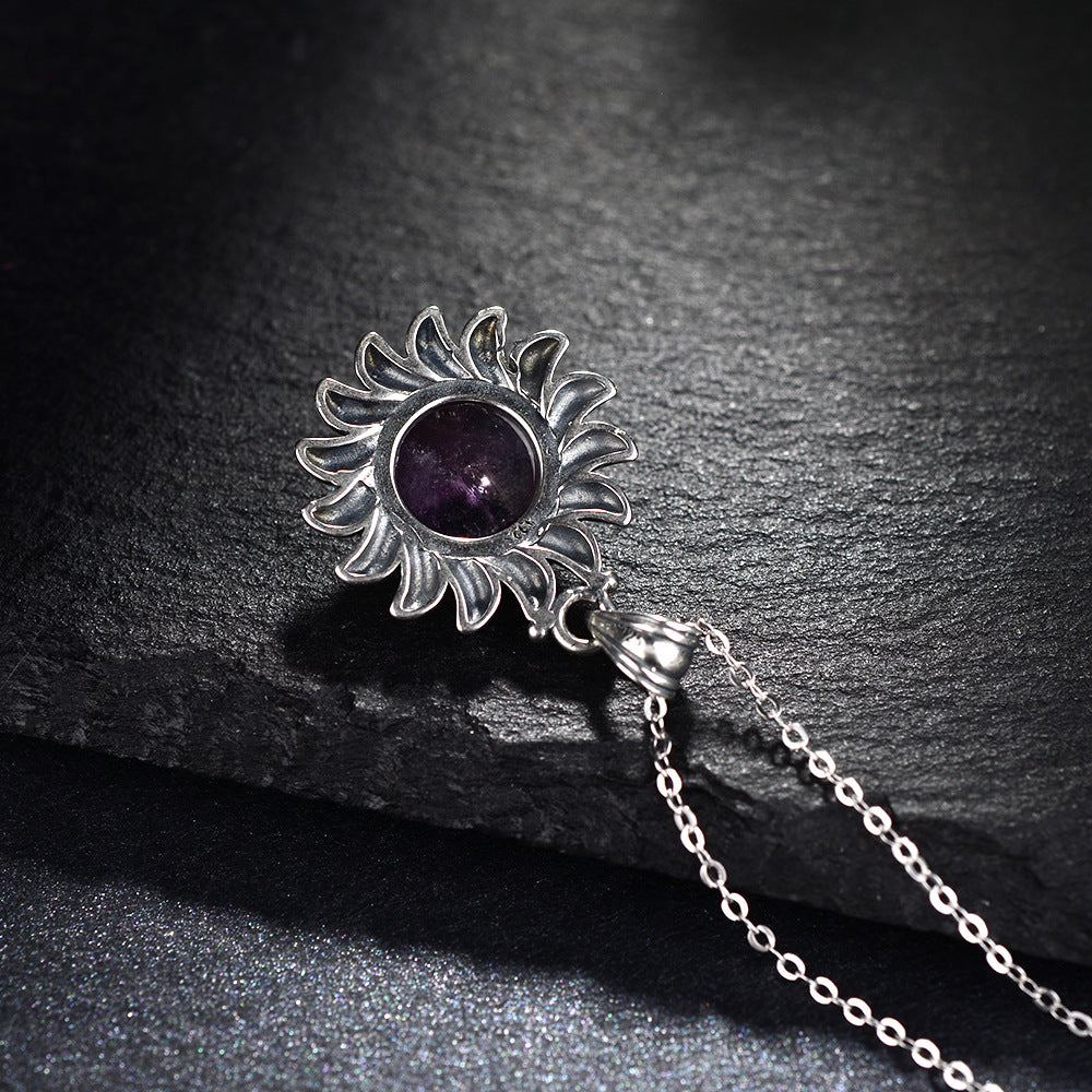 Women's Amethyst Gemstone Necklace